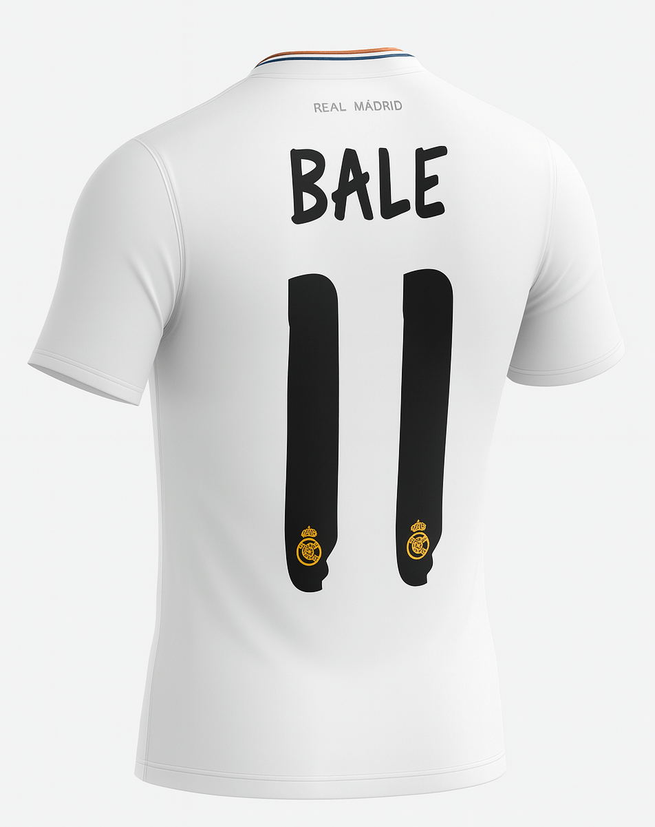 2013–14 Real Madrid Home Bale #11 (New) - Size XXL