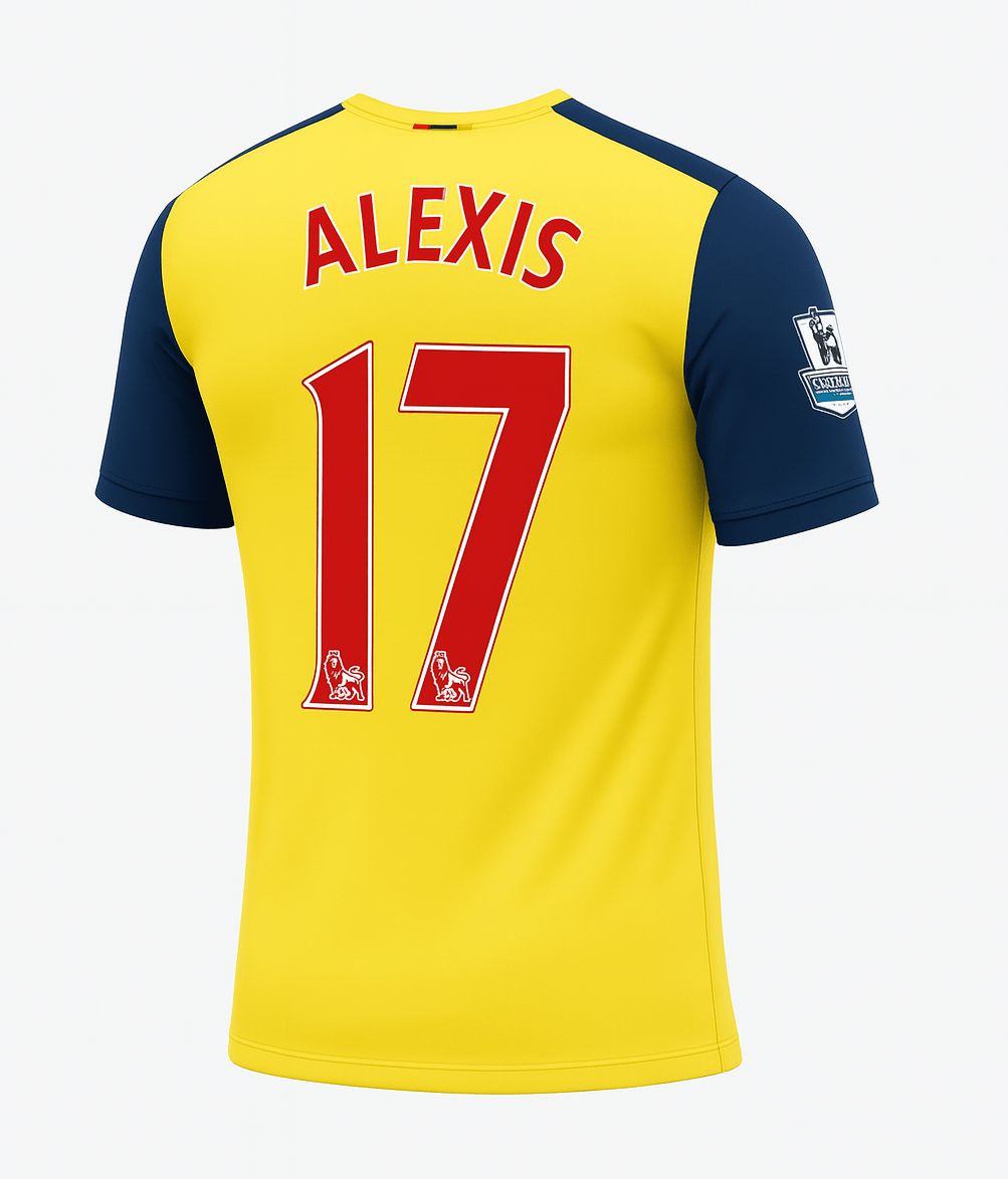 2014–15 Arsenal Away Alexis #17 (New) - Size S