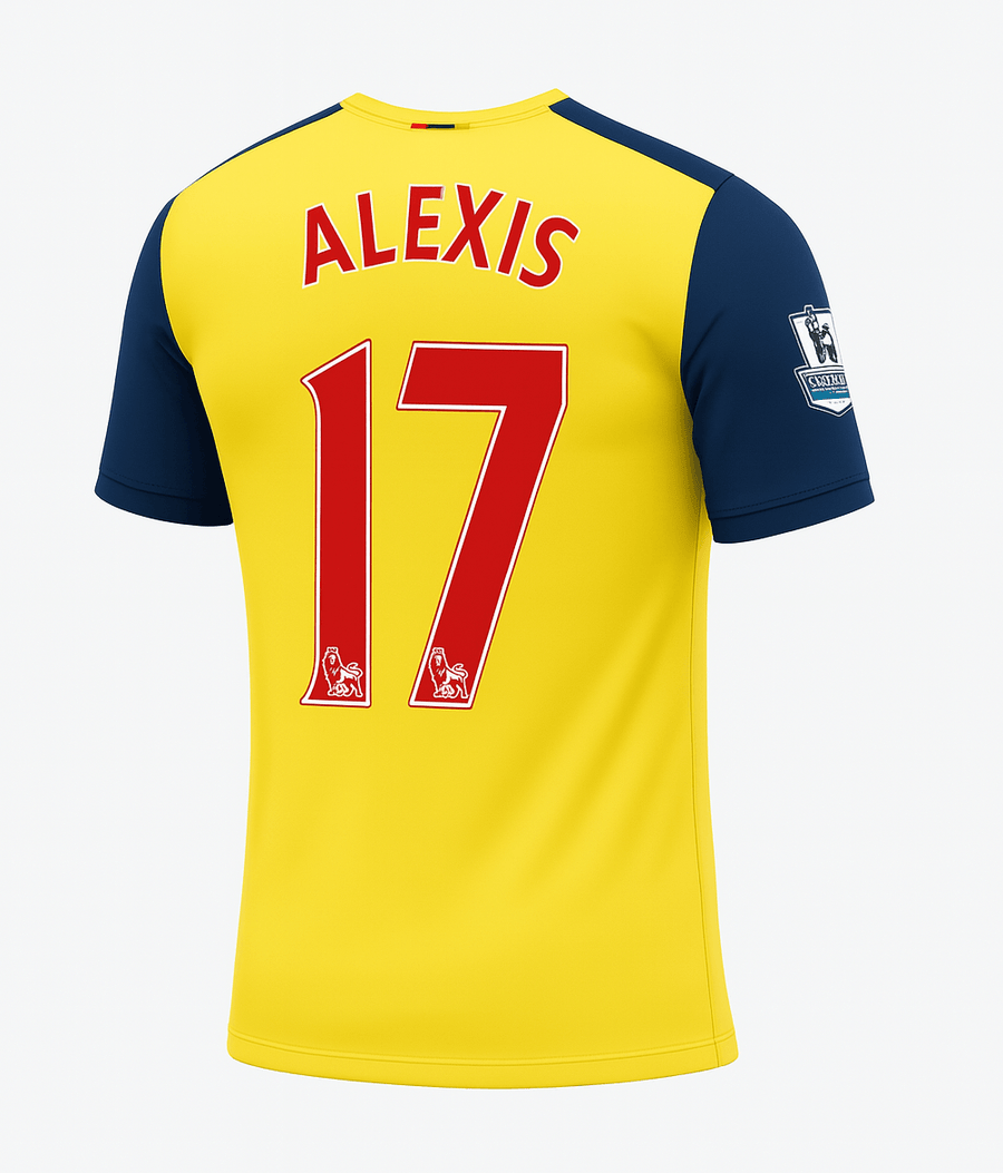 2014–15 Arsenal Away Alexis #17 (New) - Size S - image 1