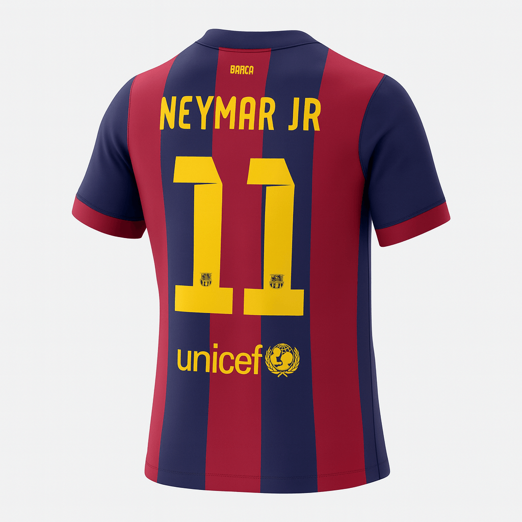 2014–15 Barcelona Home Neymar #11 (New) - Size L