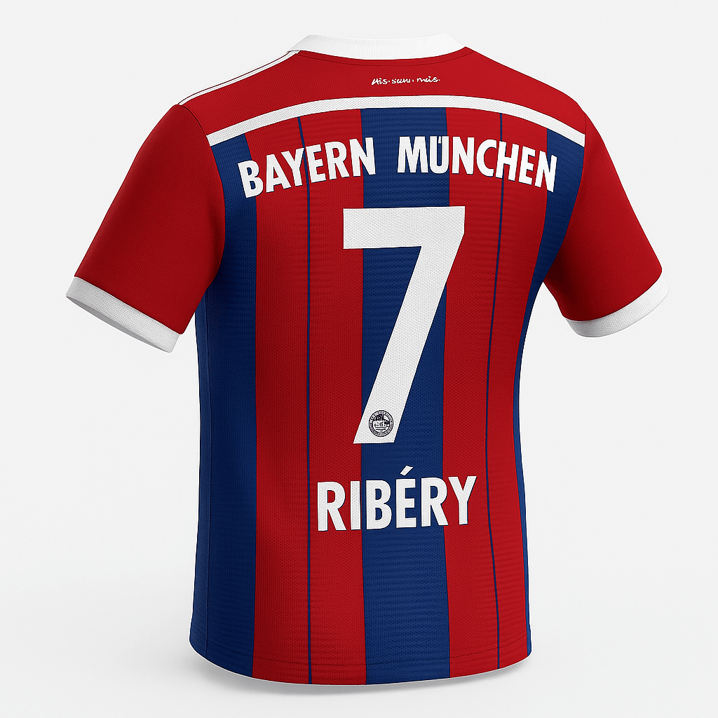 2014–15 Bayern Munich Home Ribery #7 (New) - Size M