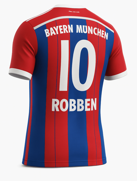 2014–15 Bayern Munich Home Robben #10 (New) - Size XL