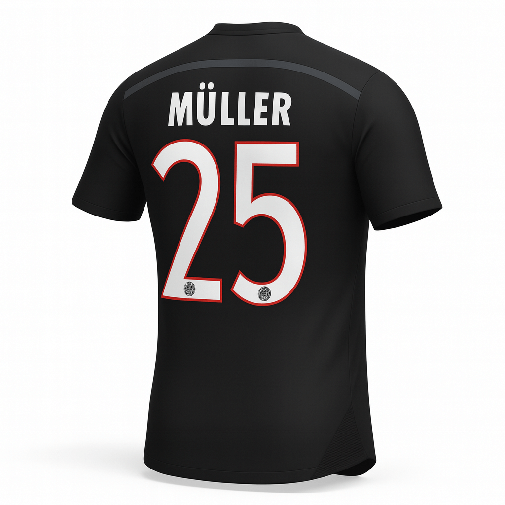 2014–15 Bayern Munich Third Muller #25 (New) - Size XXL