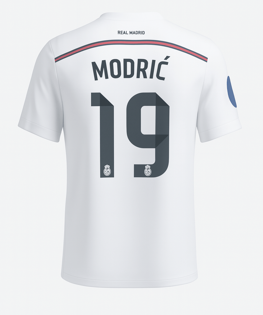 2014–15 Real Madrid Home Modric #19 (New) - Size XL - image 1