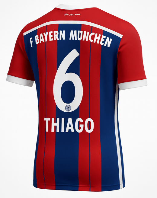 2014–15 Bayern Munich Home Thiago #6 (New) - Size XS