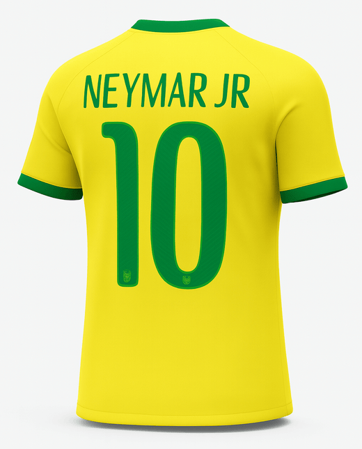 2014 Brazil Home Neymar Jr #10 (New) - Size S