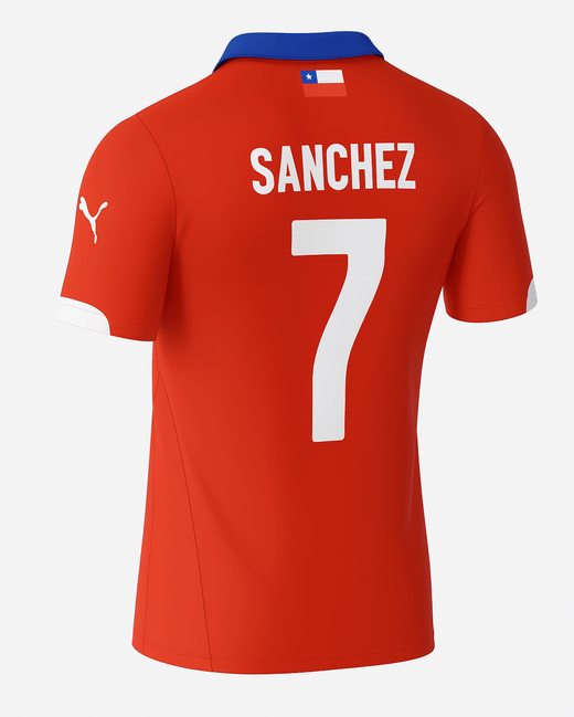 2014 Chile Home Sanchez #7 (New) - Size XS