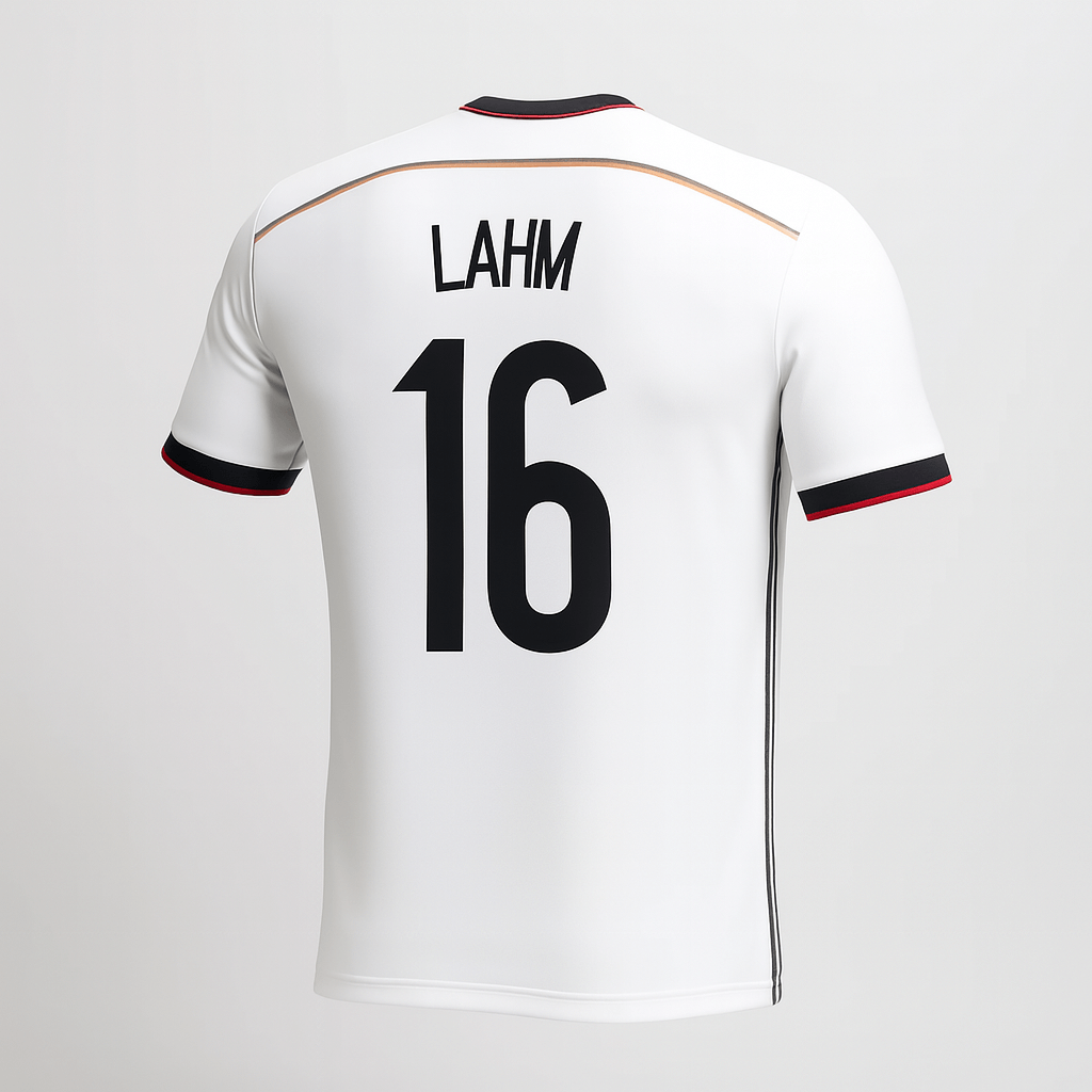 2014 Germany Home Lahm #16 (New) - Size XL