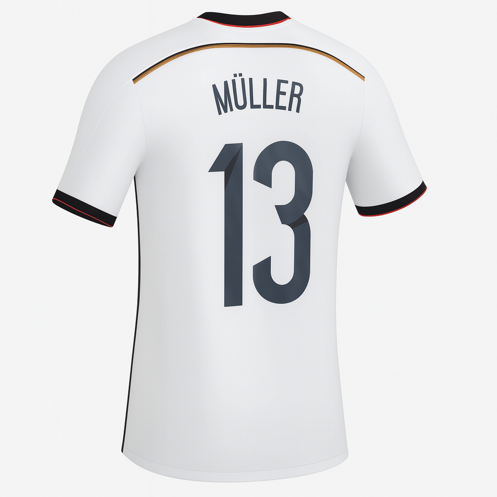 2014 Germany Home Muller #13 (New) - Size XXL