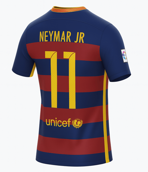 2015–16 Barcelona Home Neymar Jr #11 (New) - Size XL