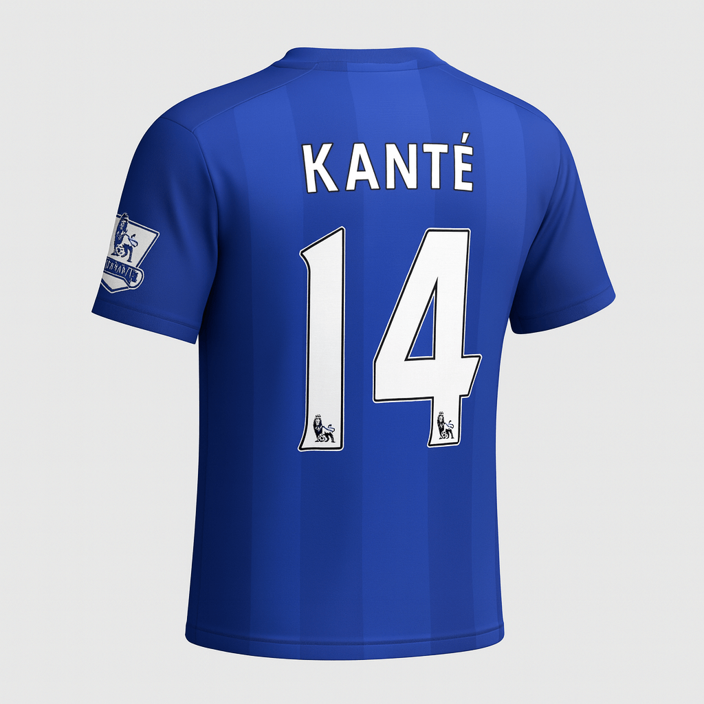 2015–16 Leicester Home Kante #14 (New) - Size XXL