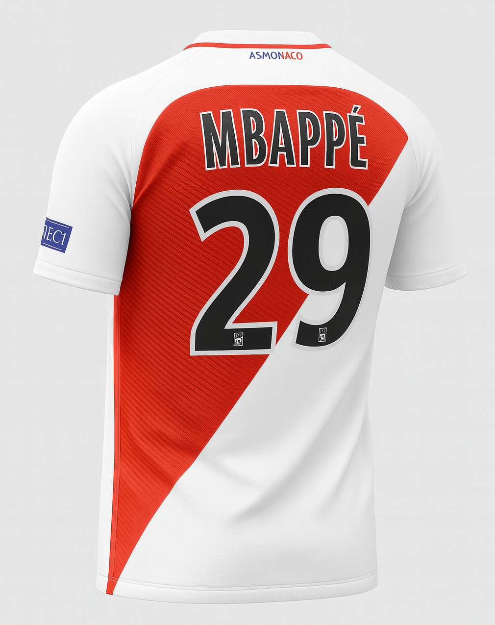 2016–17 Monaco Home Mbappe #29 (New) - Size M