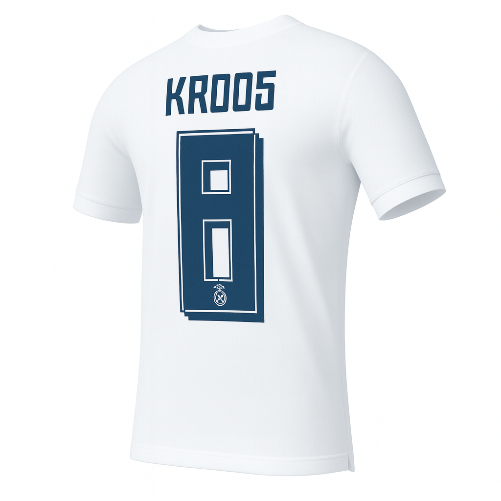 2016–17 Real Madrid Home Kroos #8 (New) - Size XL