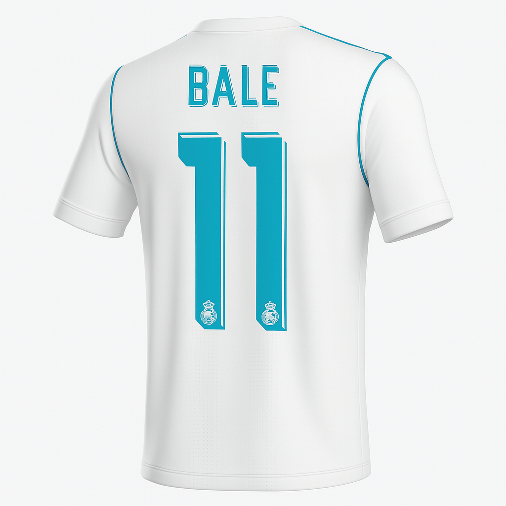 2017–18 Real Madrid Home Bale #11 (New) - Size S