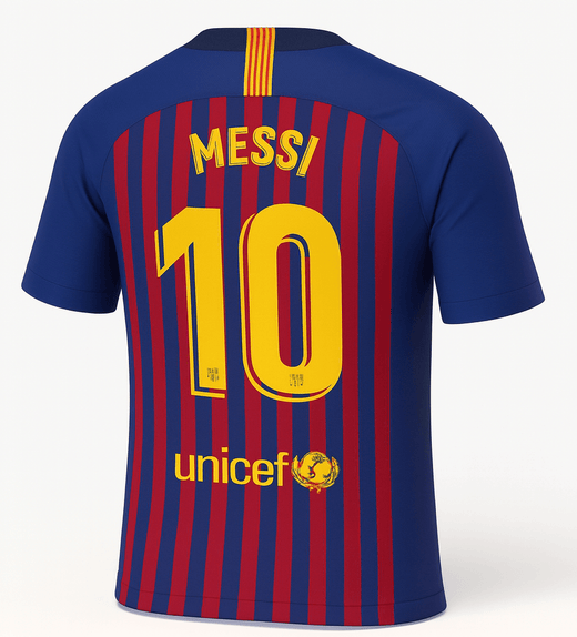 2018–19 Barcelona Home Messi #10 (New) - Size M