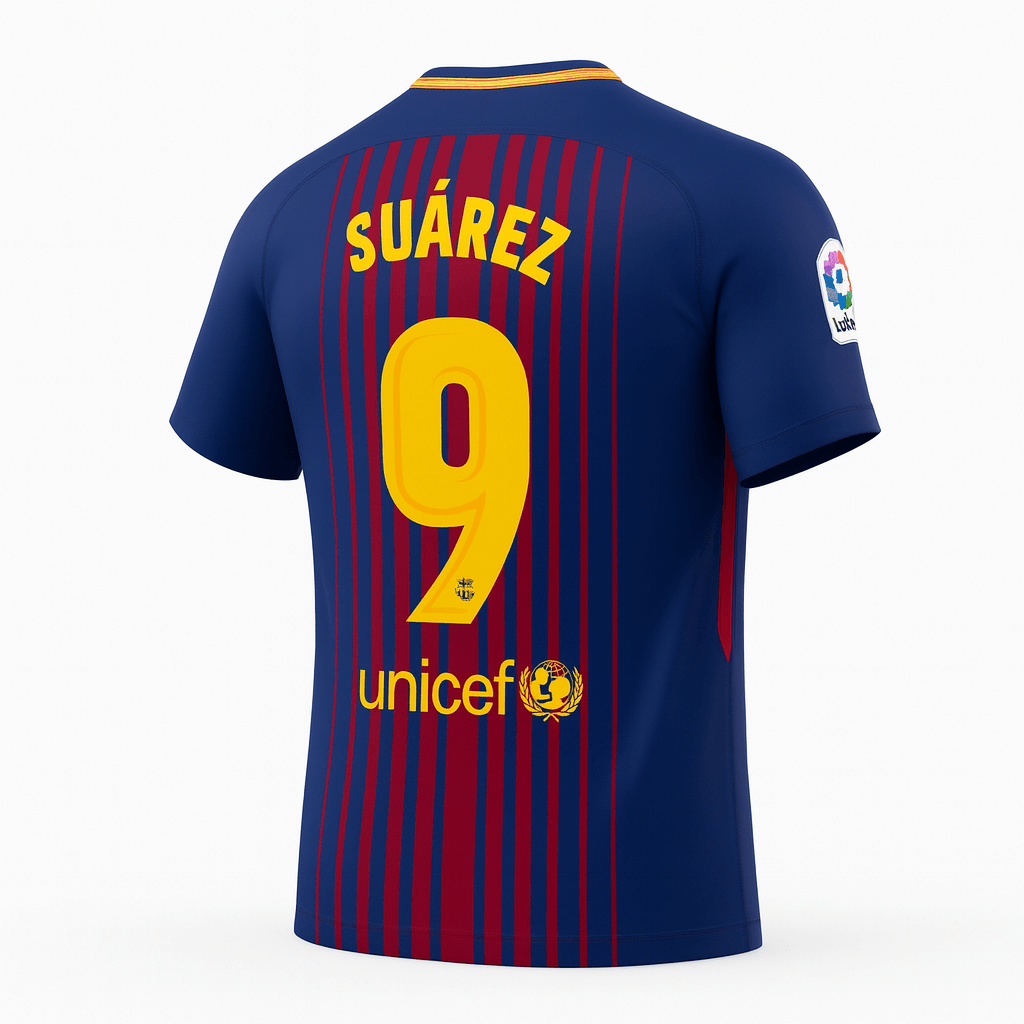 2018–19 Barcelona Home Suarez #9 (New) - Size XS