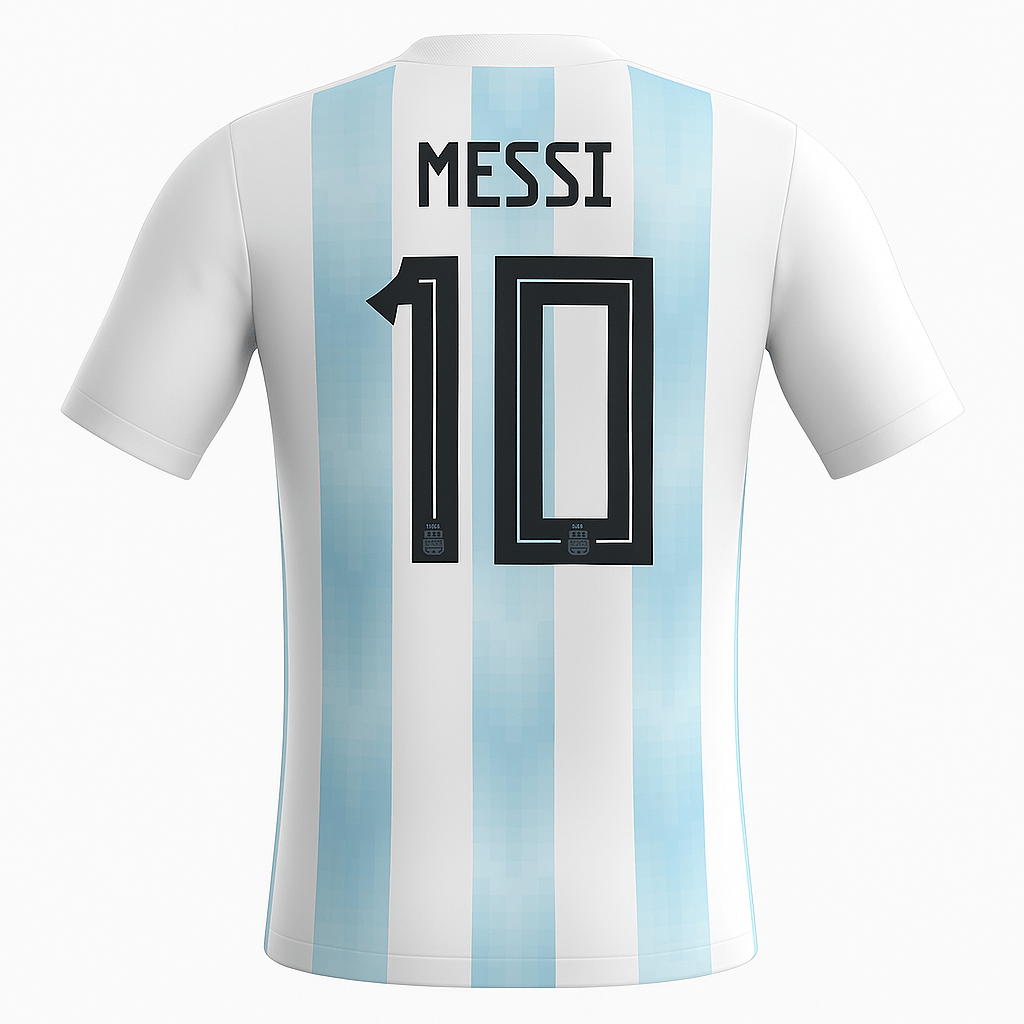 2018 Argentina Home Messi #10 (New) - Size XXL