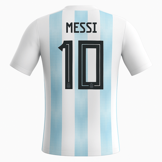 2018 Argentina Home Messi #10 (New) - Size XS