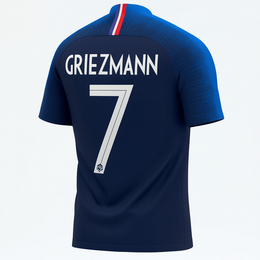 2018 France Home Griezmann #7 (New) - Size XL