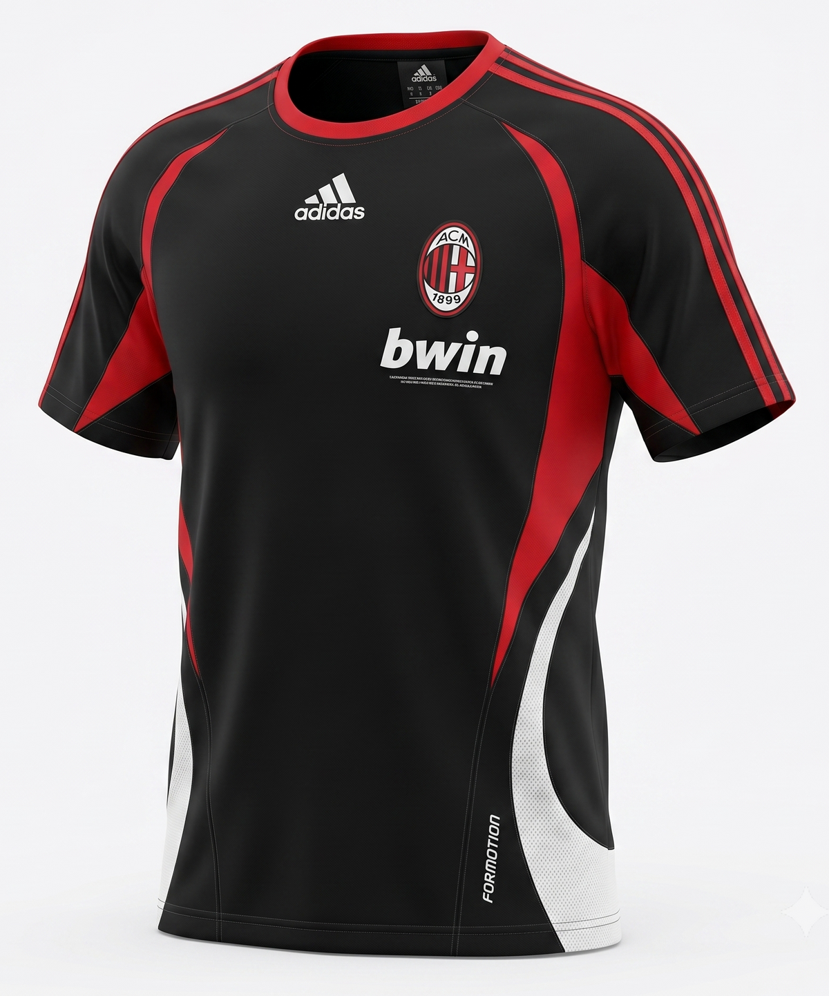 AC Milan Black Red Tracksuit 2006/07 - Size S