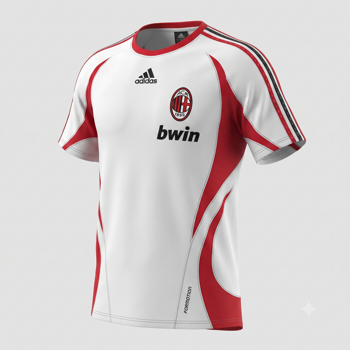 AC Milan White Red Tracksuit 2006/07 - Size L