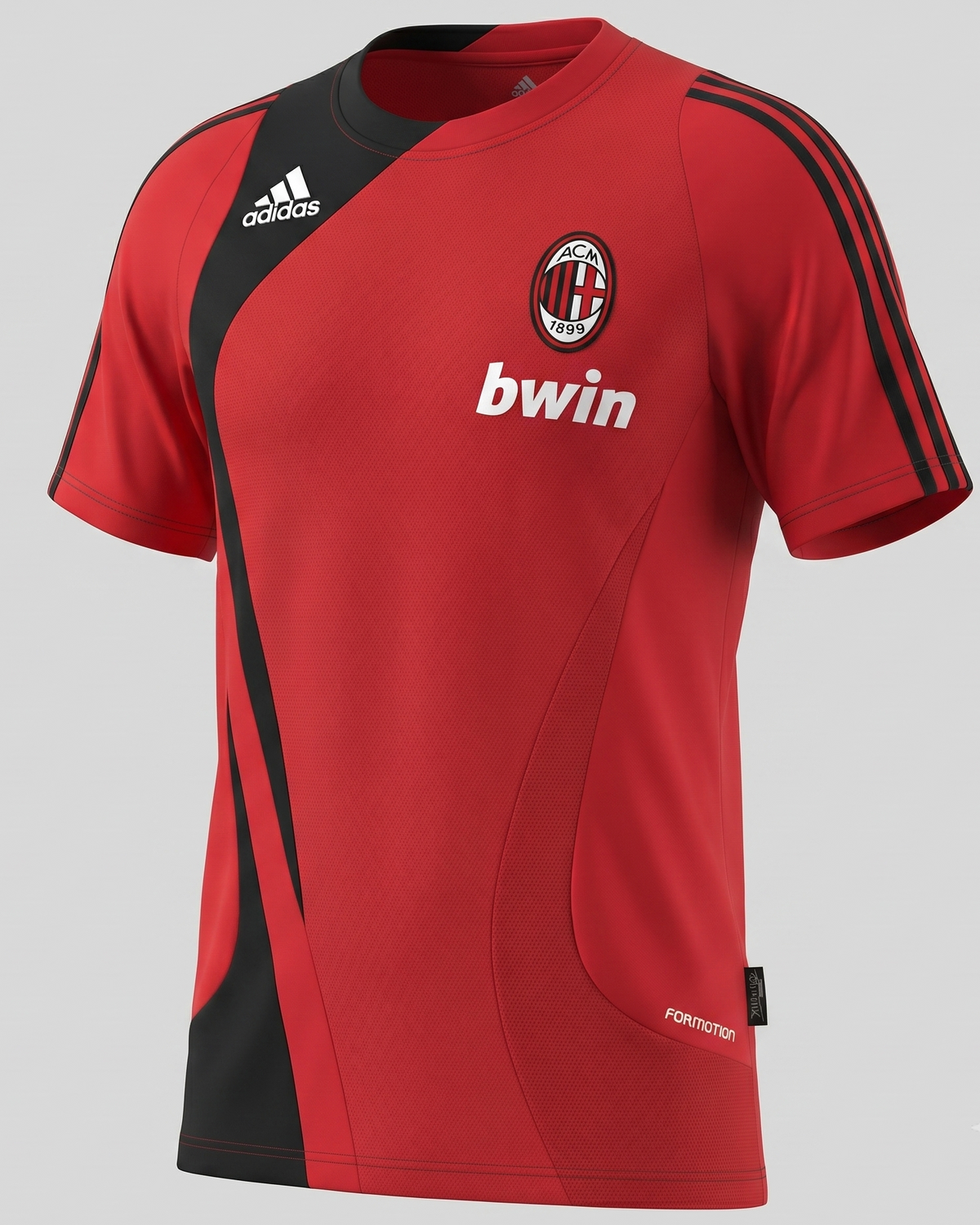 AC Milan White Black Red Tracksuit 2007/08 - Size XXL