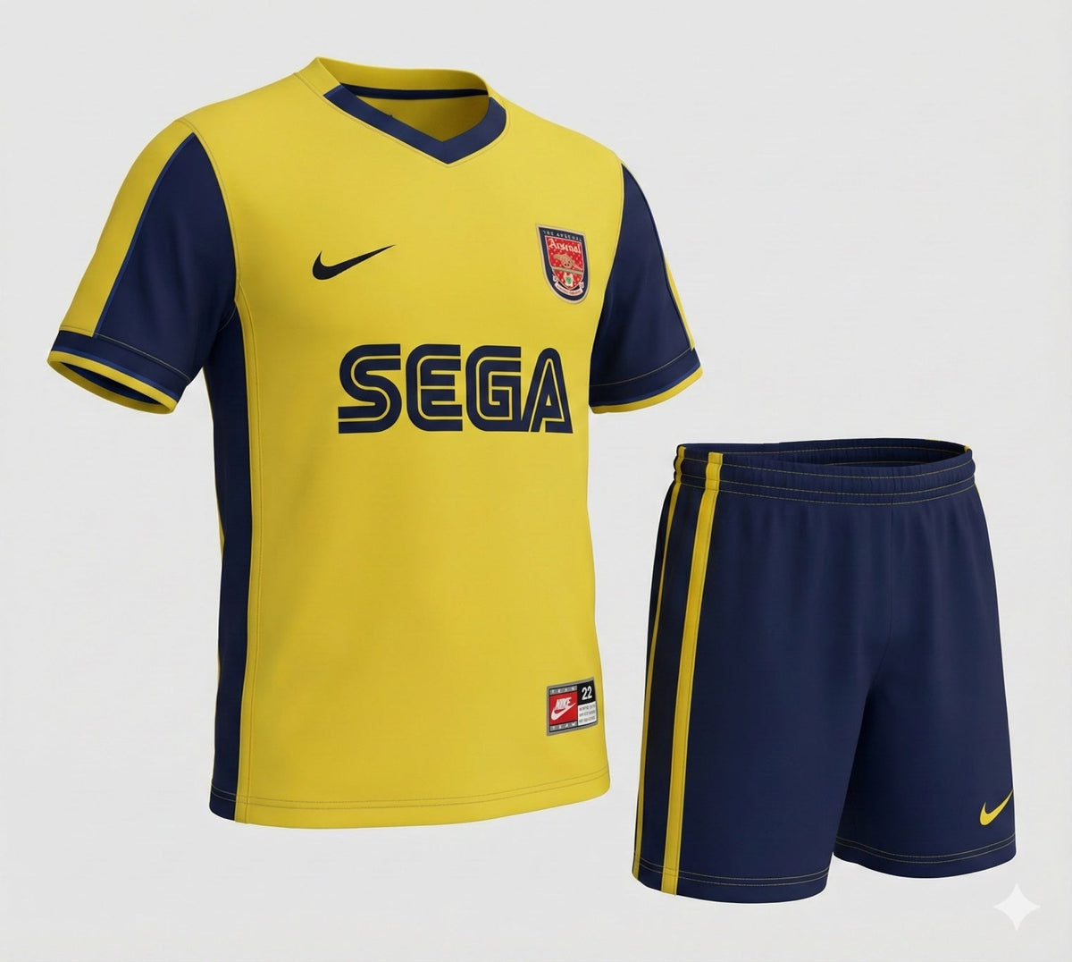 Arsenal Home 2000/2001 Kids Kit (Feels Like New) - Size 28