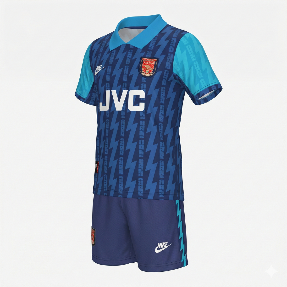 Arsenal Away 1994/1995 Kids Kit (Feels Like New) - Size 28