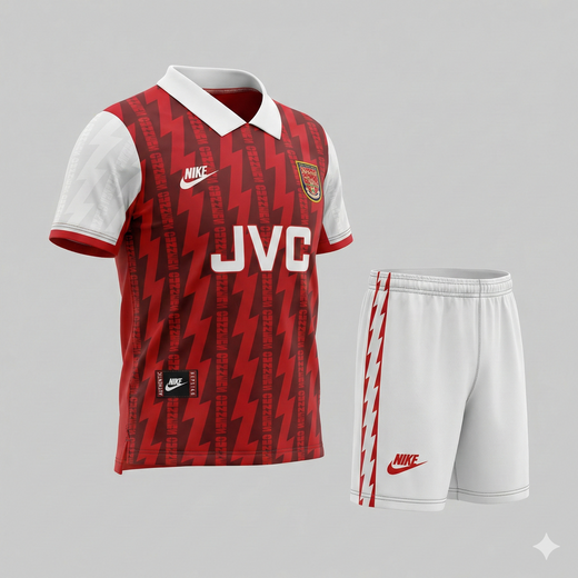 Arsenal Home 1994/1996 Kids Kit (Feels Like New) - Size 18