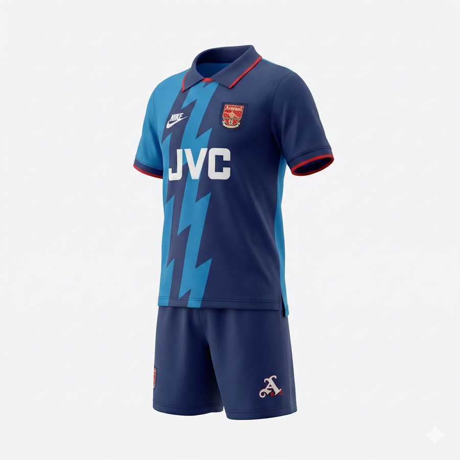 Arsenal Away 1995/1996 Kids Kit (Feels Like New) - Size 16
