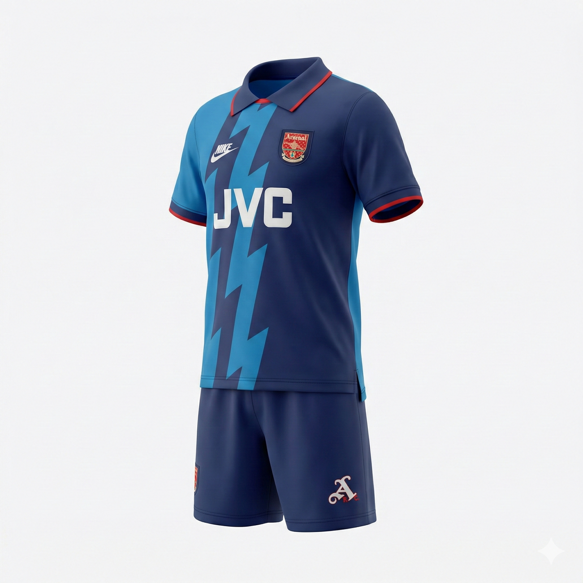 Arsenal Away 1995/1996 Kids Kit (Feels Like New) - Size 22