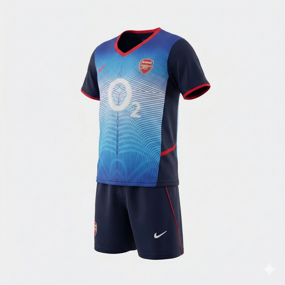 Arsenal Away 2002/2003 Kids Kit (Feels Like New) - Size 28