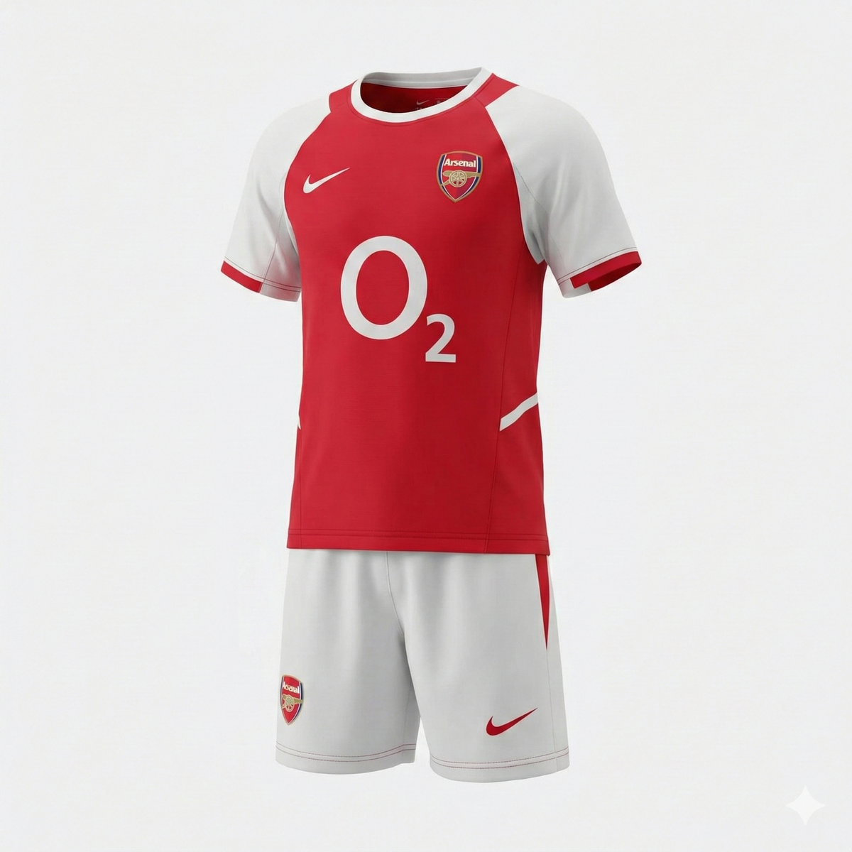 Arsenal Home 2002/2004 Kids Kit (Feels Like New) - Size 28