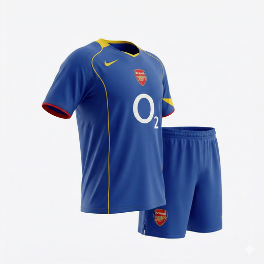 Arsenal Away 2004/2005 Kids Kit (Feels Like New) - Size 24