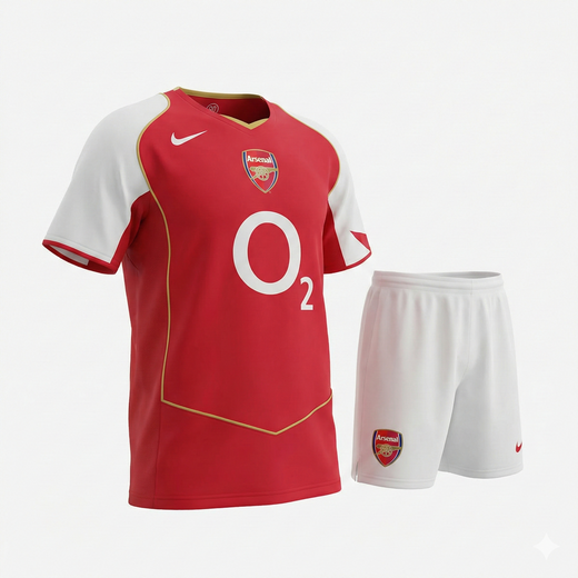 Arsenal Home 2004/2005 Kids Kit (Feels Like New) - Size 20
