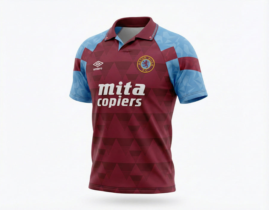 Aston Villa 1990 Home (Feels Like New) - Size L