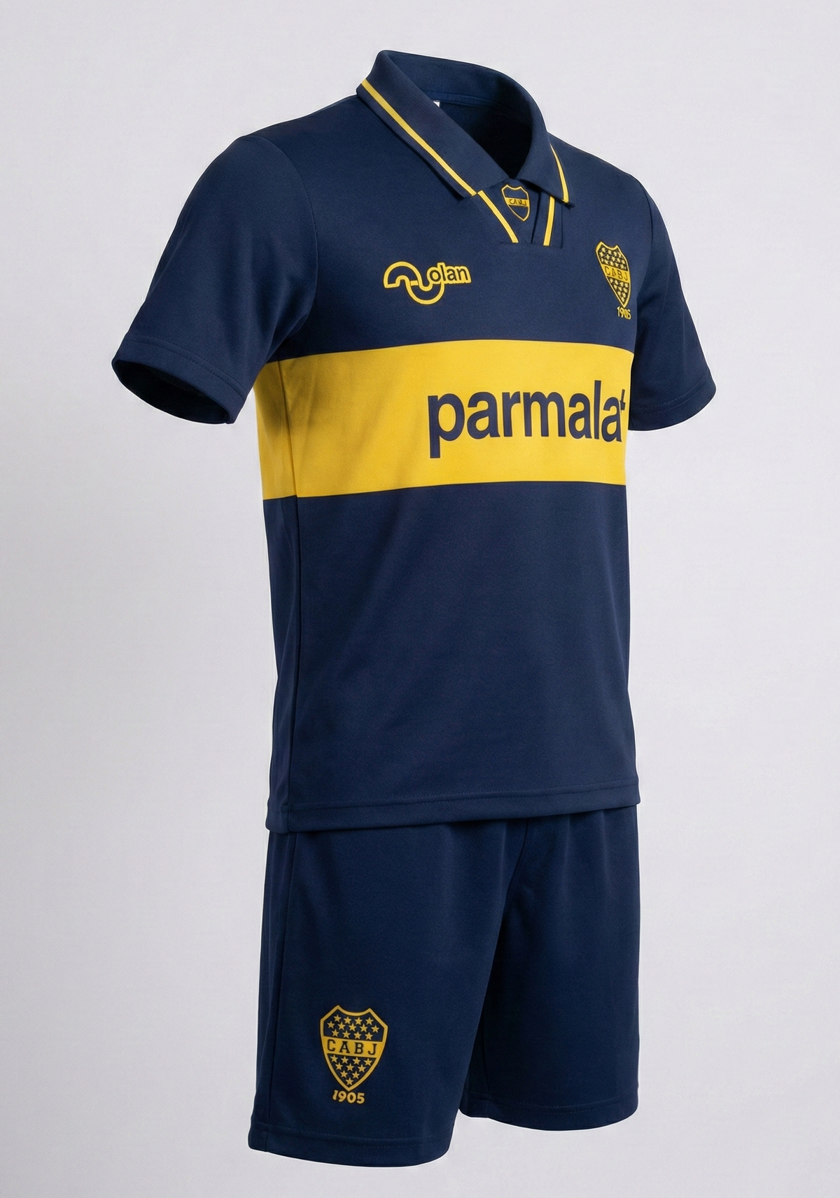 Boca Juniors Home 1993/1995 Kids Kit (Feels Like New) - Size 22