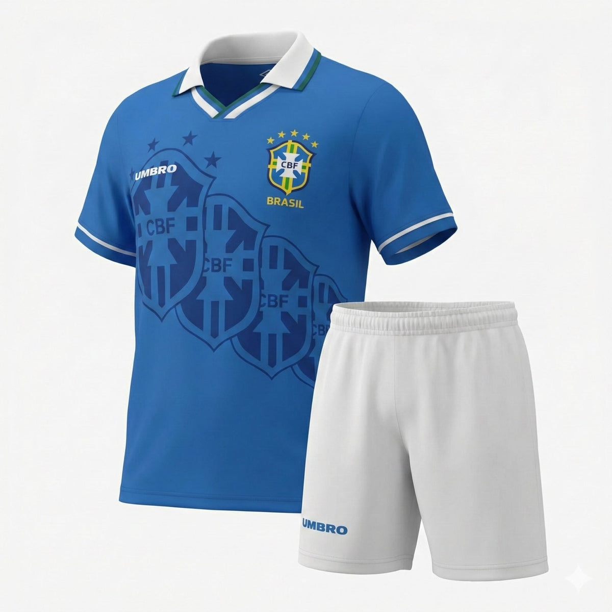Brazil Home 1995/1997 Kids Kit (Feels Like New) - Size 24