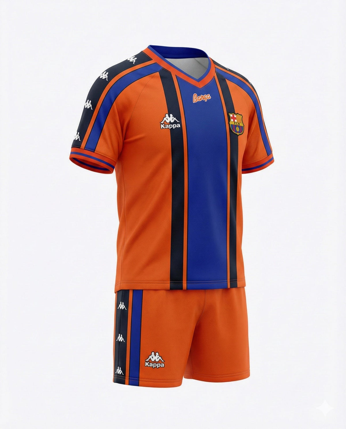 Barcelona Away 1997/1998 Kids Kit (Feels Like New) - Size 28