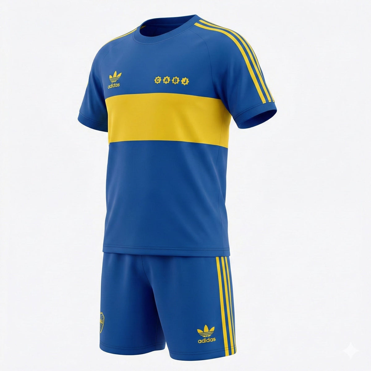 Boca Juniors Home 1981 Kids Kit (Very Good Condition) - Size 20