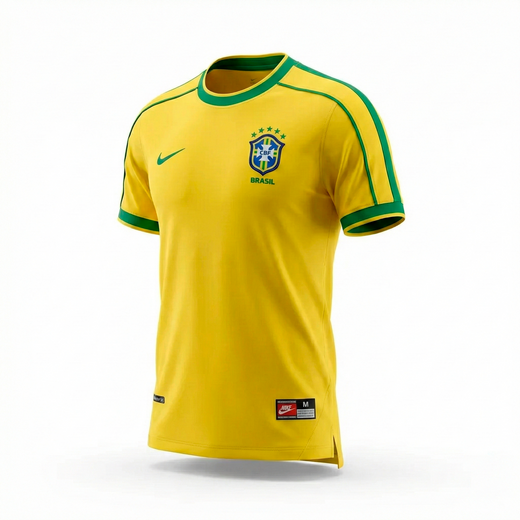 Brasil 1998 Home (Feels Like New) - Size L