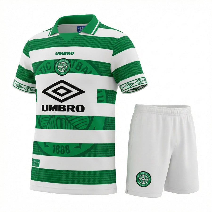 Celtic Home 1997/1999 Kids Kit (Feels Like New) - Size 28