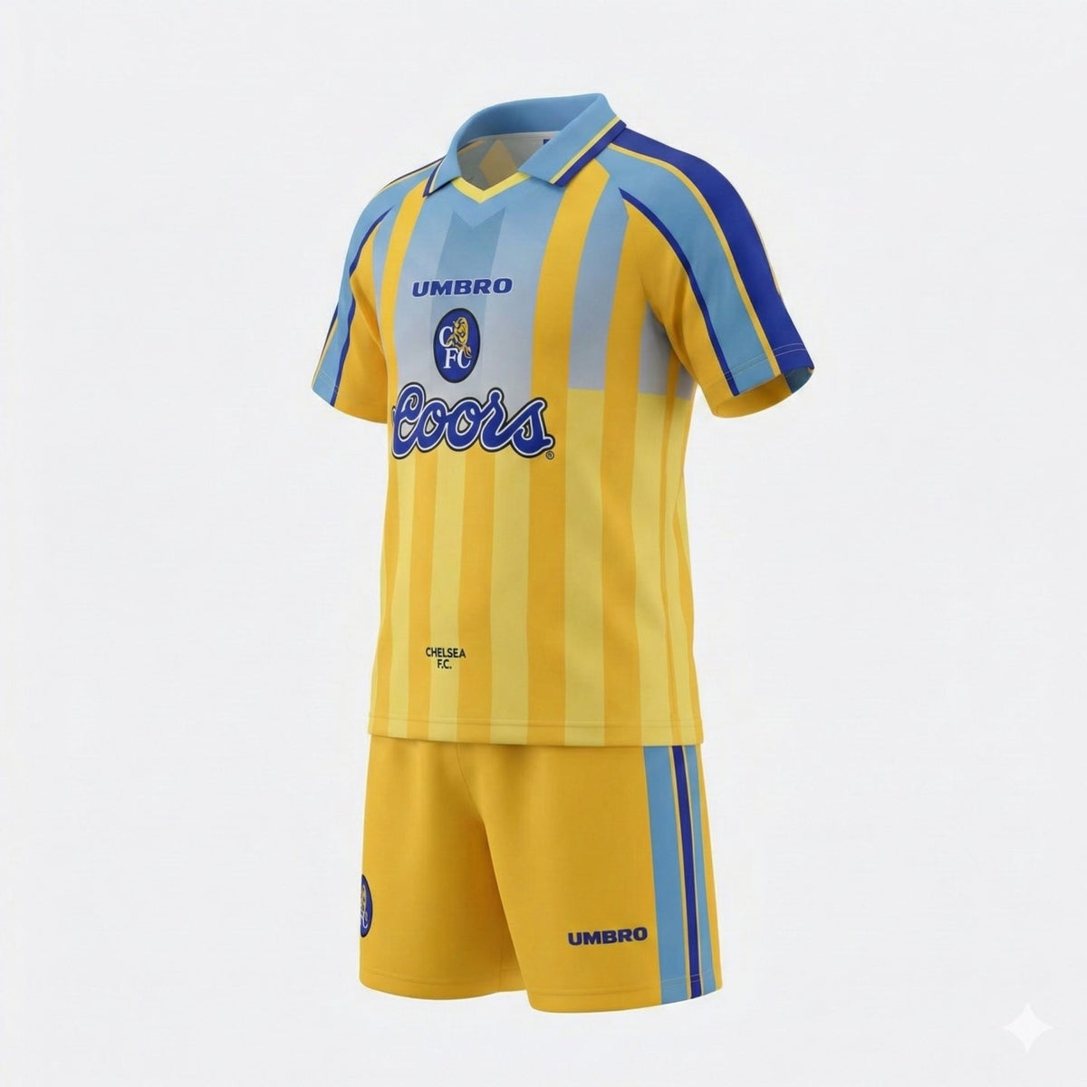 Chelsea Away 1995/1997 Kids Kit (Feels Like New) - Size 24