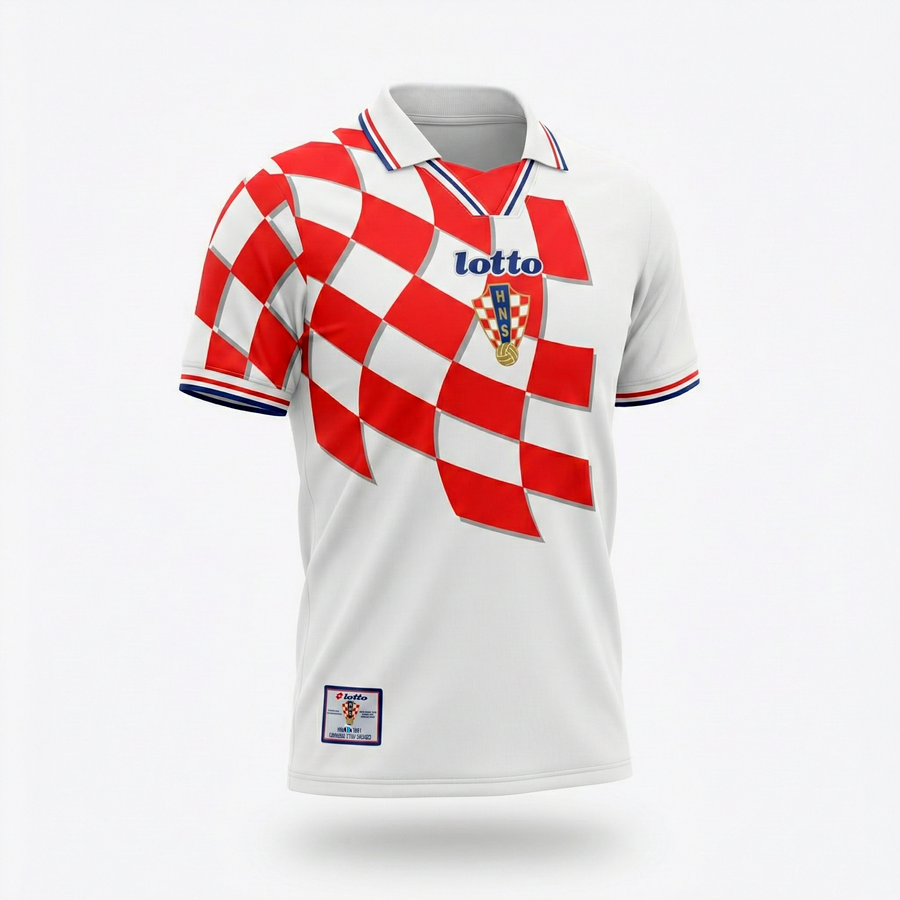 Croatia 1997-1998 Home (Feels Like New) - Size XS
