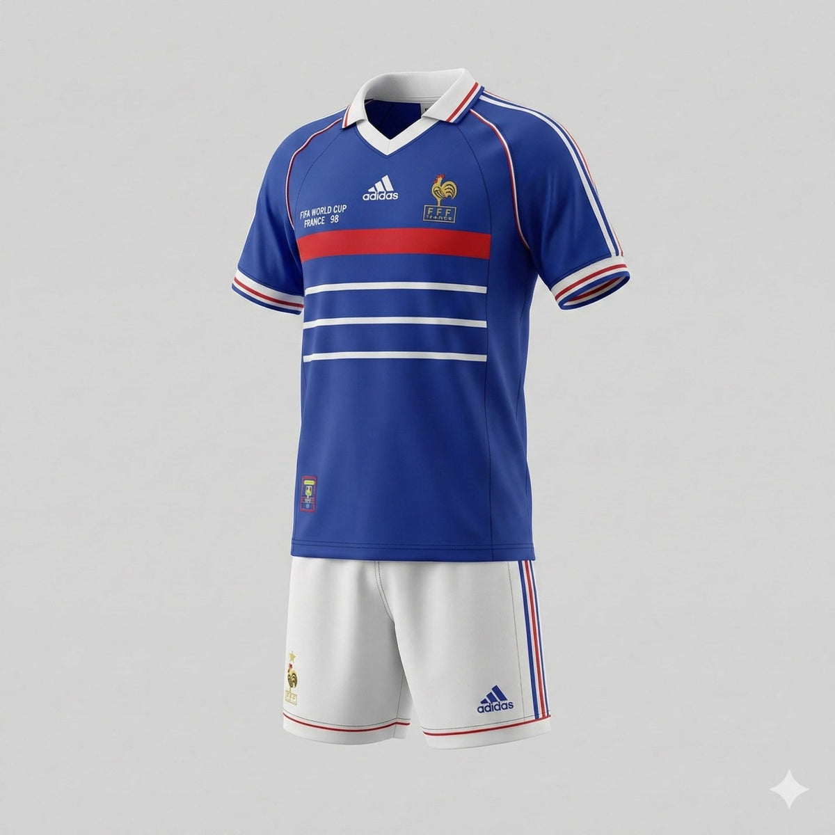 France Home 1998 Kids Kit (Feels Like New) - Size 18
