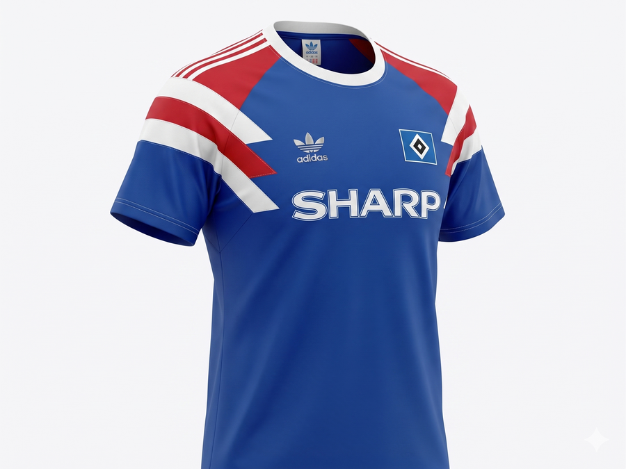 Hamburg 90-91 Away - Size XS