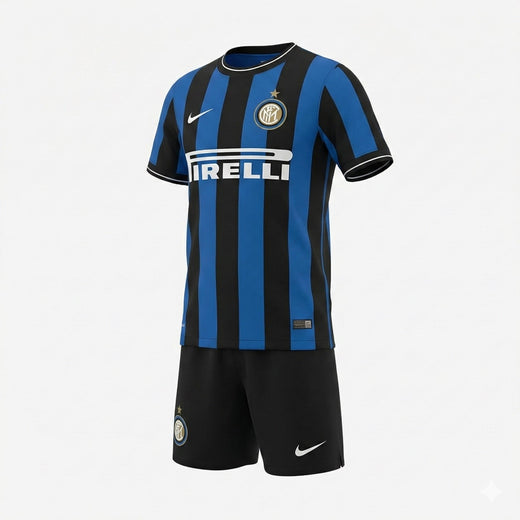 Inter Milan Home 2009/2010 Kids Kit (New) - Size 24