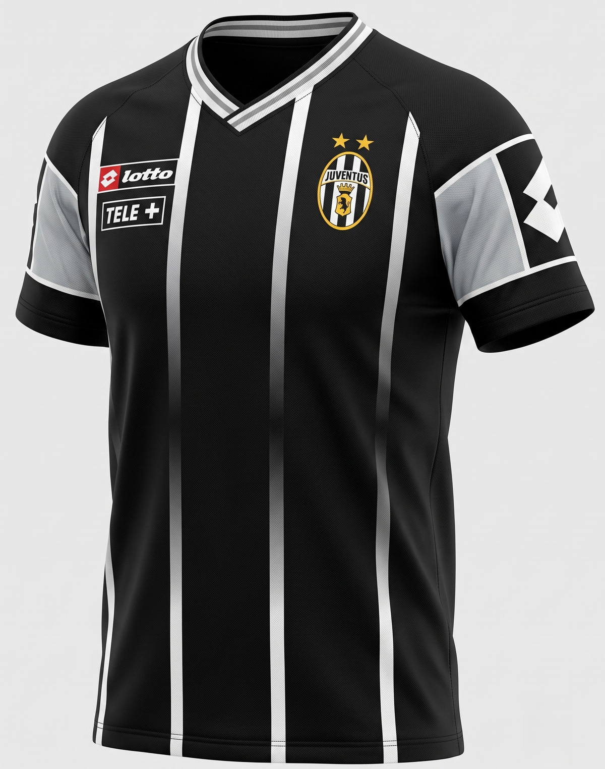 Juventus Black White Tracksuit 2000/01 - Size S