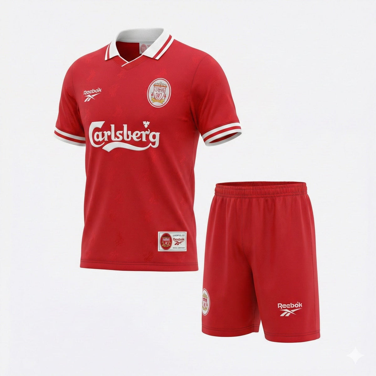 Liverpool Home 1996/1997 Kids Kit (Feels Like New) - Size 20