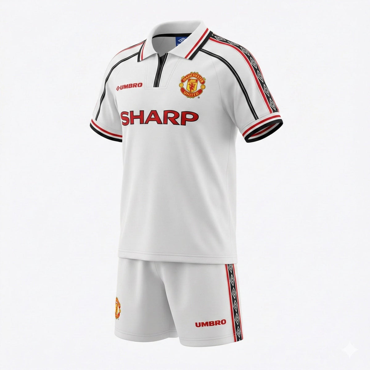 Manchester United Away 1998 Kids Kit (Feels Like New) - Size 16